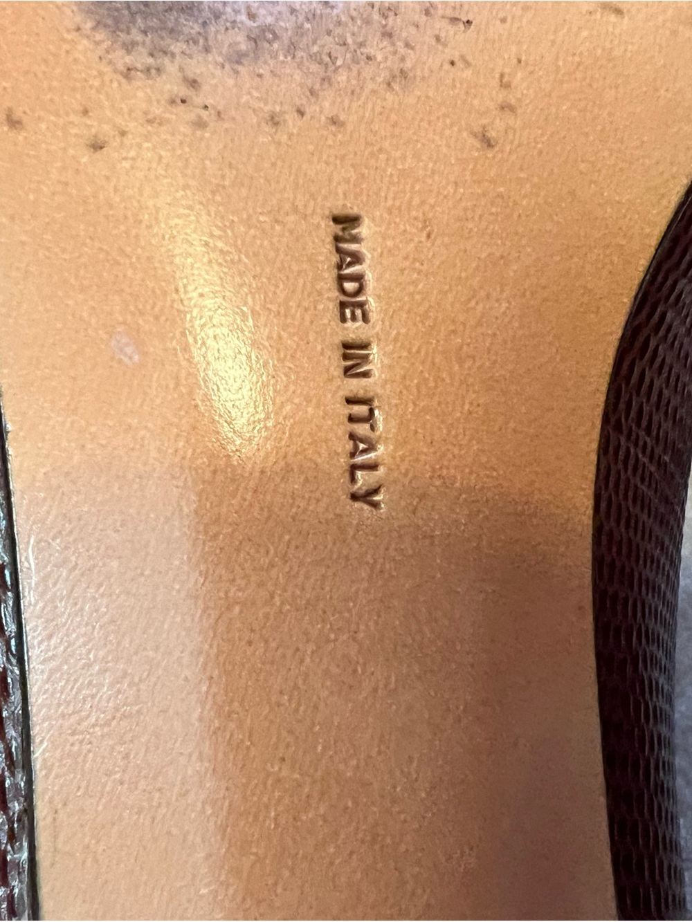 Like NEW Salvatore Ferragamo Brown Textured Leather Kiltie Loafers - Picture 7 of 8